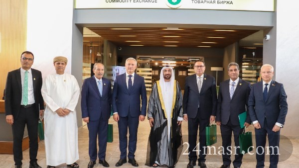 وفد البرلمان العربي وقيادات البورصة البيلاروسية