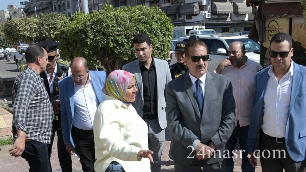 محافظ بورسعيد يشدد على استمرار أعمال التشجير والصيانة الدورية